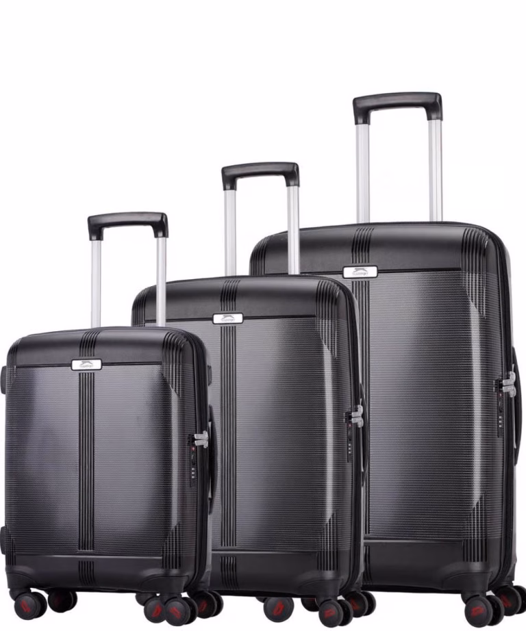 סט 3 מזוודות PP דגם אמסטרדם היוקרתי ביותר של SLAZENGER