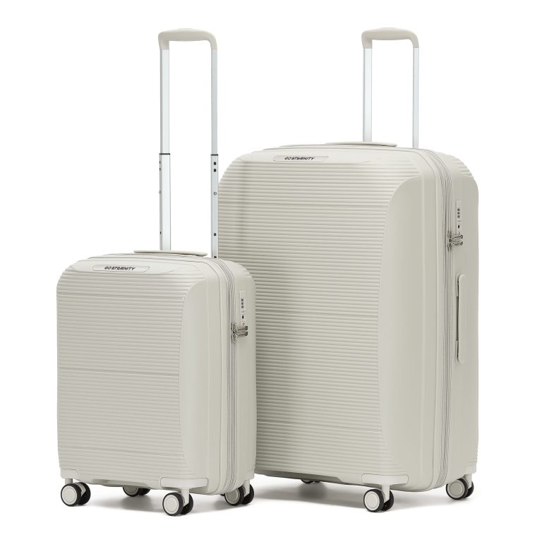 זוג מזוודות קשיחות מוגדלות במיוחד בינונית (25”) + קטנה (20″) Eternity Los Angeles