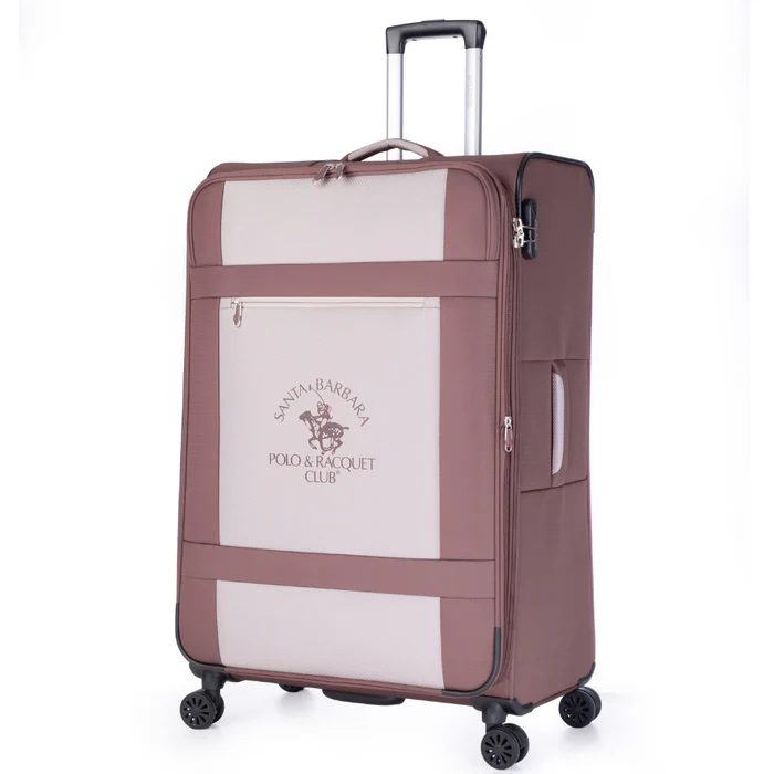 מזוודה גדולה במיוחד XL מתרחבת בד "31 דגם LOS ANGELES מבית המותג היוקרה POLO CLUB