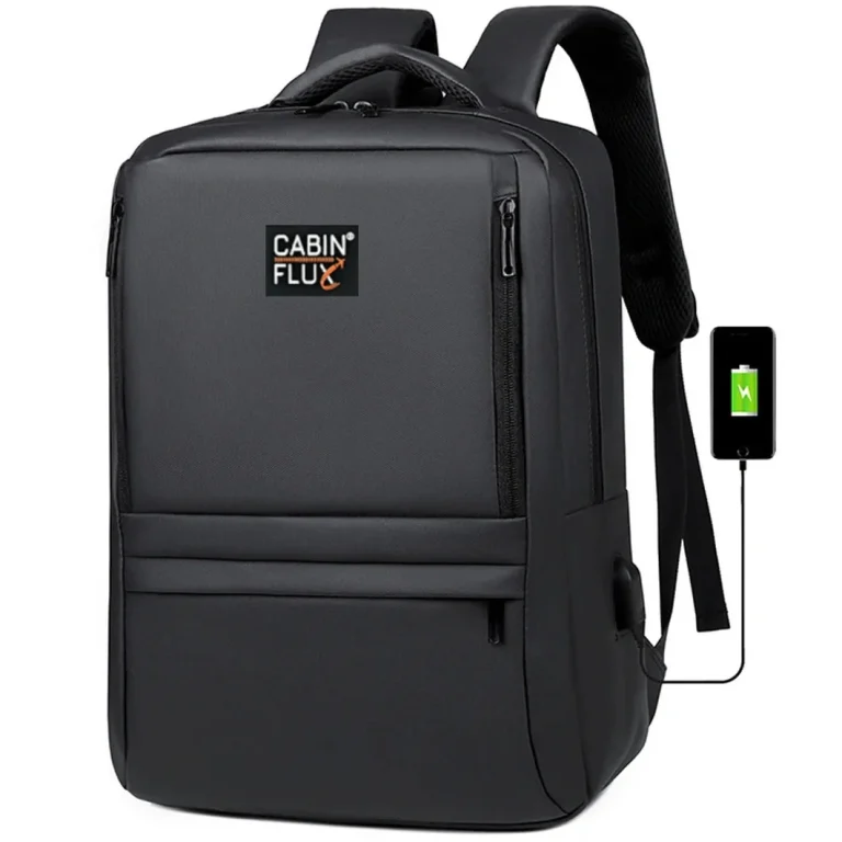תיק גב למחשב מבית החברה הקנדית CABIN FLUX במראה קלאסי 15.6" כולל שקע USB דגם Ranger