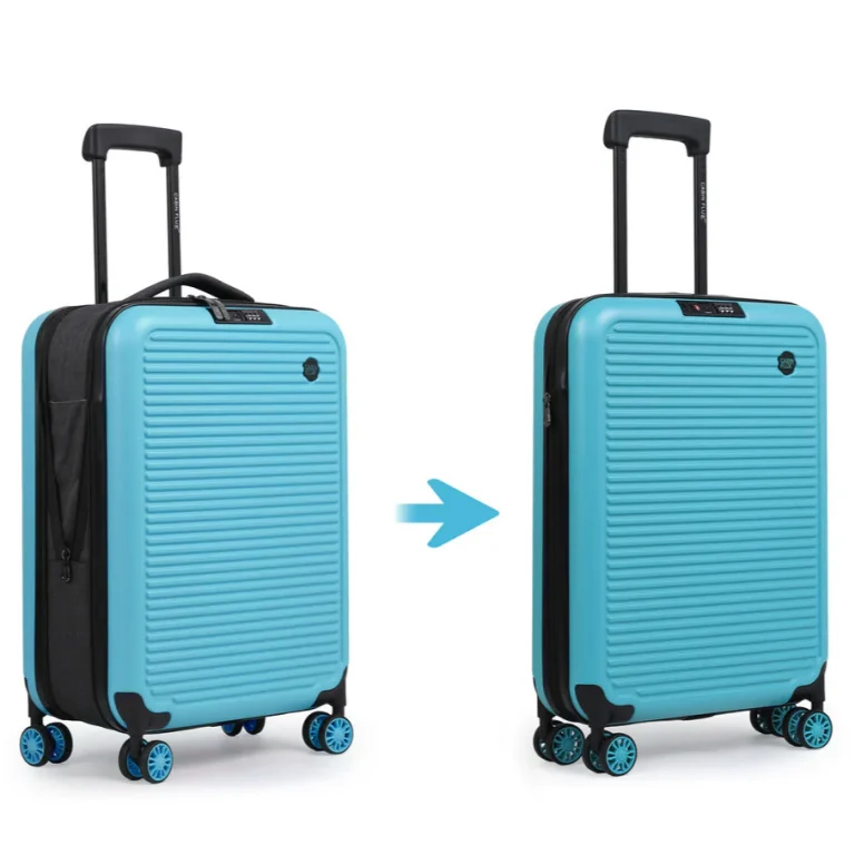 המזוודה המתקפלת הדקה בעולם טרולי 20 עליה למטוס מבית החברה הקנדית CABIN FLUX דגם Mirage 360°